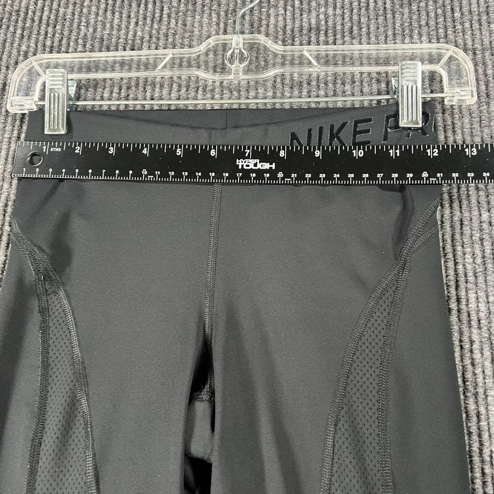 Nike Pro Leggings Womens XS Extra Small Black Hypercool Activewear Gym Workout - Picture 6 of 16